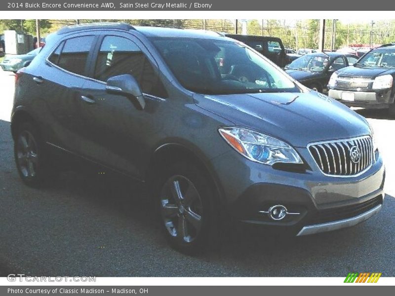 Satin Steel Gray Metallic / Ebony 2014 Buick Encore Convenience AWD