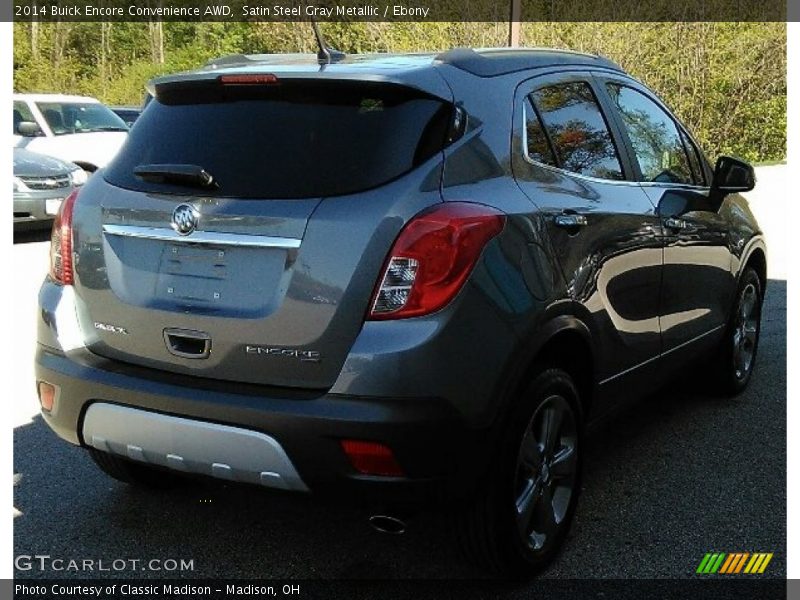 Satin Steel Gray Metallic / Ebony 2014 Buick Encore Convenience AWD