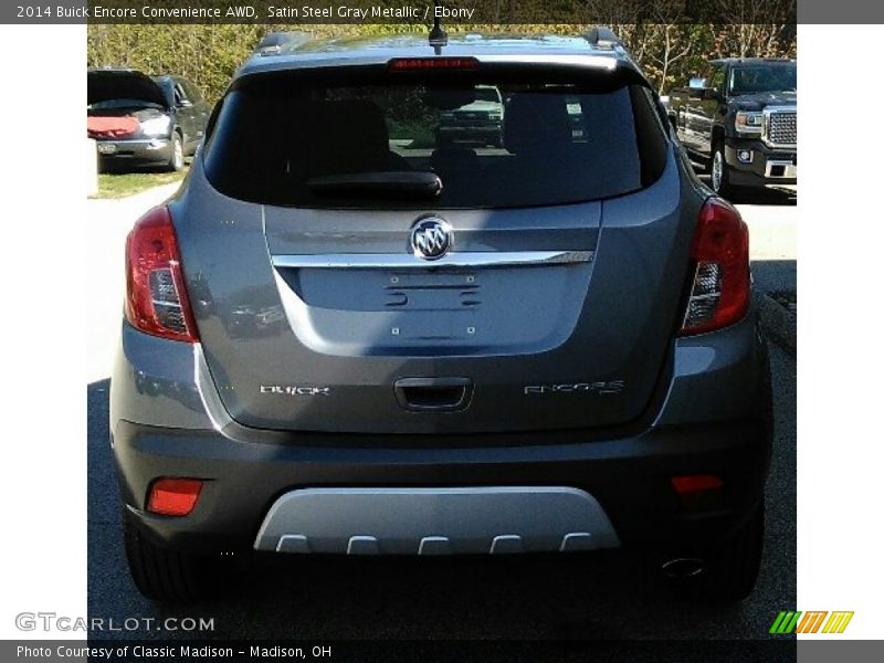 Satin Steel Gray Metallic / Ebony 2014 Buick Encore Convenience AWD