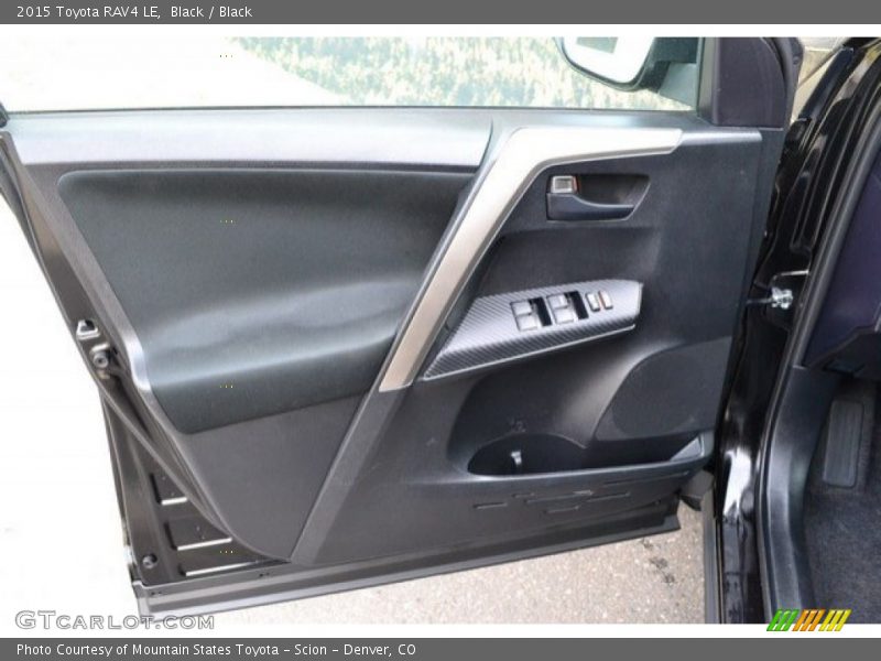 Black / Black 2015 Toyota RAV4 LE