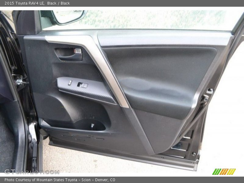Black / Black 2015 Toyota RAV4 LE