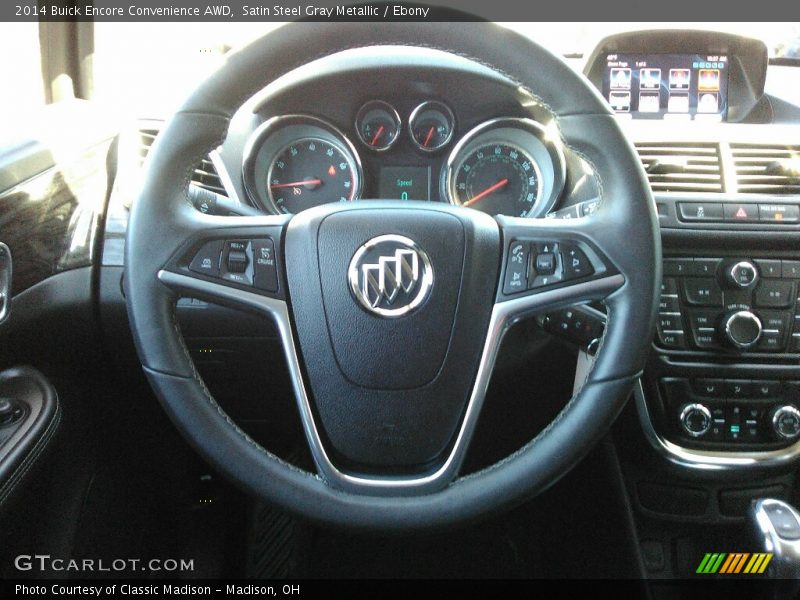 Satin Steel Gray Metallic / Ebony 2014 Buick Encore Convenience AWD