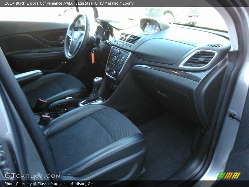 Satin Steel Gray Metallic / Ebony 2014 Buick Encore Convenience AWD