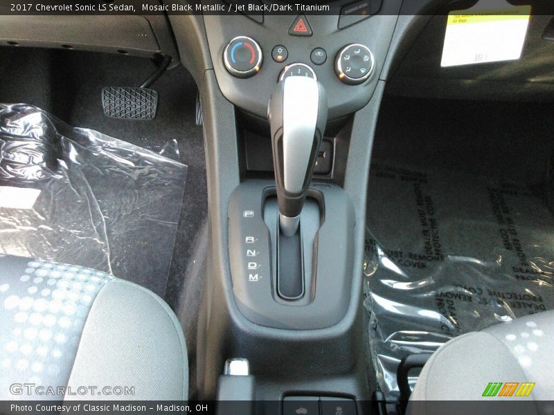 Mosaic Black Metallic / Jet Black/Dark Titanium 2017 Chevrolet Sonic LS Sedan