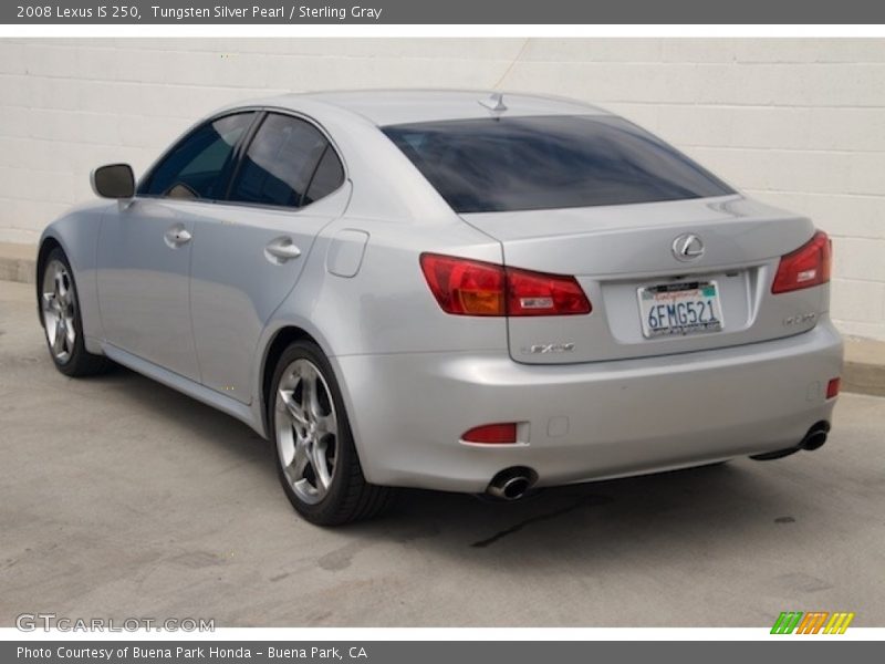 Tungsten Silver Pearl / Sterling Gray 2008 Lexus IS 250