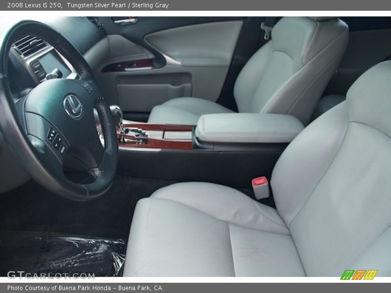 Tungsten Silver Pearl / Sterling Gray 2008 Lexus IS 250