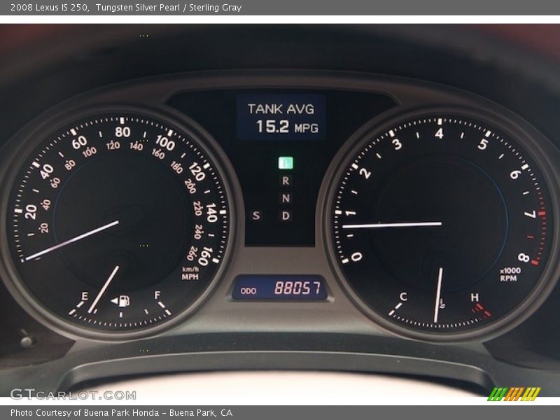 Tungsten Silver Pearl / Sterling Gray 2008 Lexus IS 250