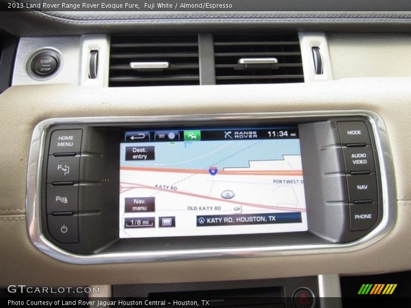 Fuji White / Almond/Espresso 2013 Land Rover Range Rover Evoque Pure