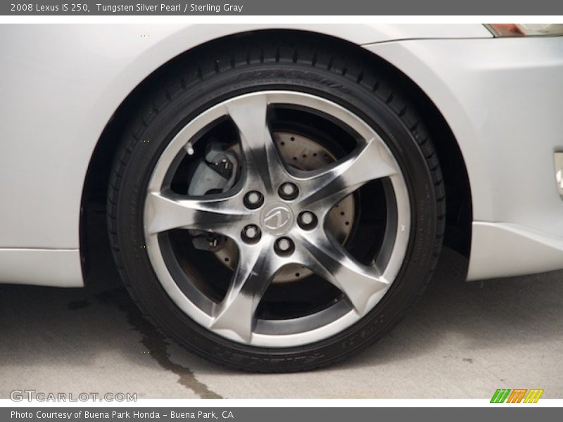 Tungsten Silver Pearl / Sterling Gray 2008 Lexus IS 250