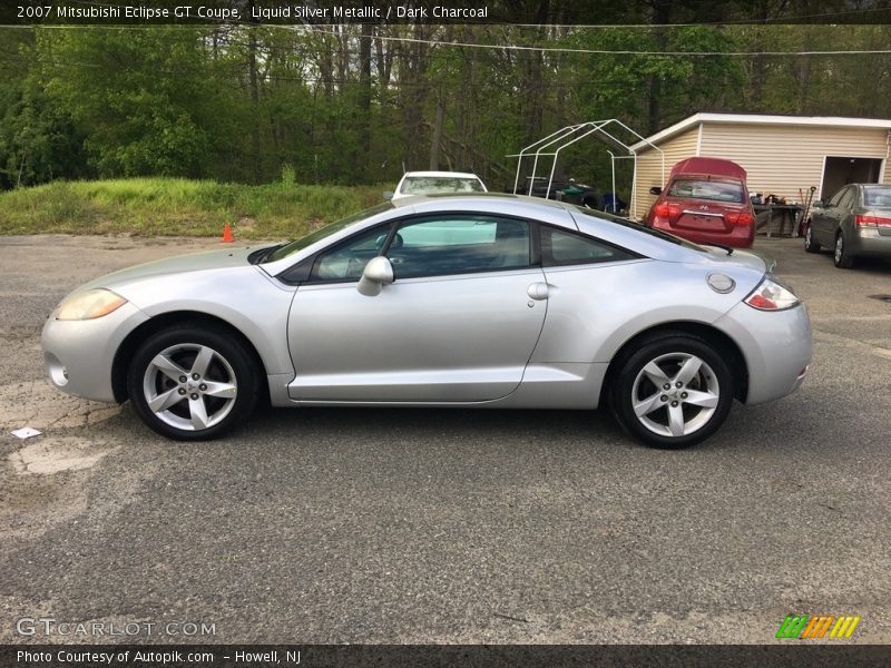 Liquid Silver Metallic / Dark Charcoal 2007 Mitsubishi Eclipse GT Coupe