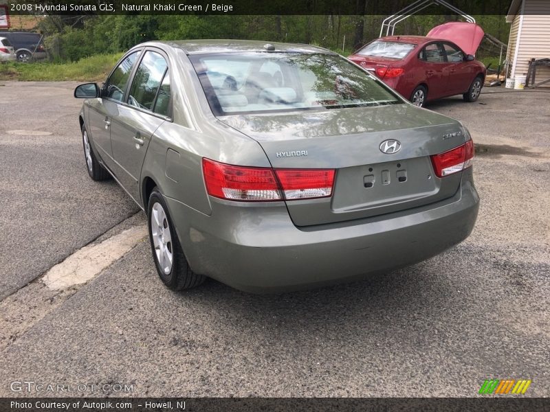 Natural Khaki Green / Beige 2008 Hyundai Sonata GLS