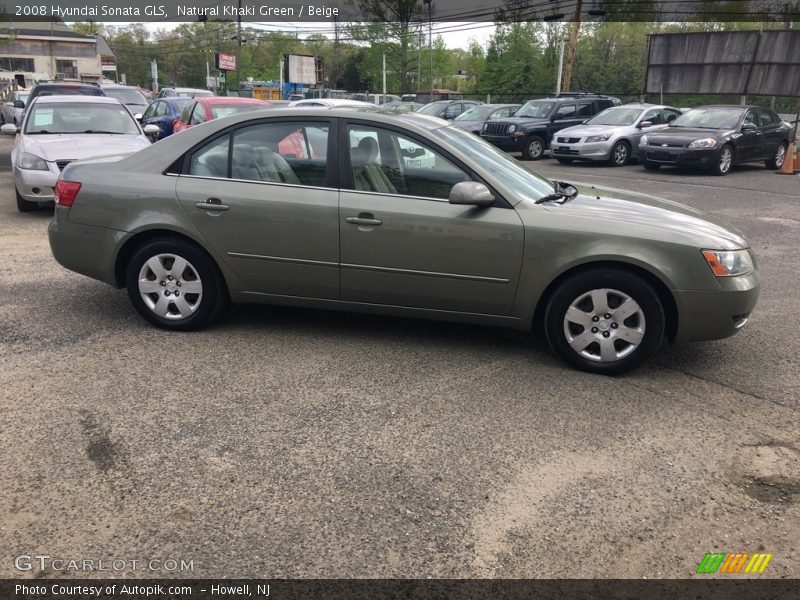 Natural Khaki Green / Beige 2008 Hyundai Sonata GLS