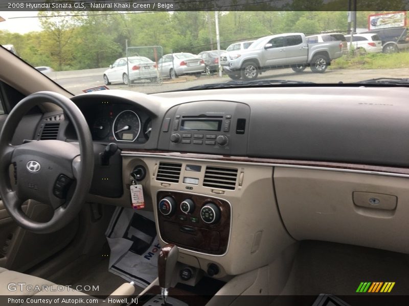 Natural Khaki Green / Beige 2008 Hyundai Sonata GLS