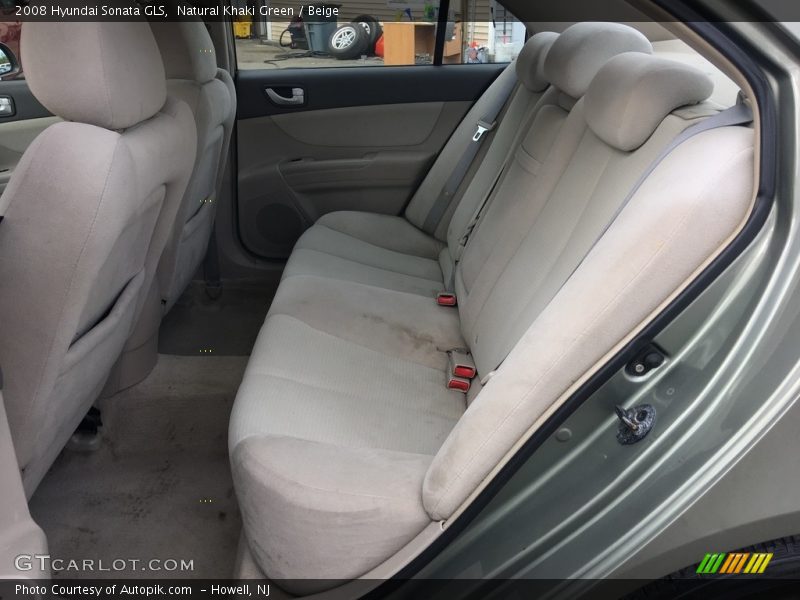 Natural Khaki Green / Beige 2008 Hyundai Sonata GLS