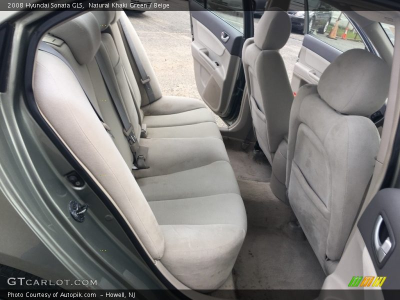 Natural Khaki Green / Beige 2008 Hyundai Sonata GLS