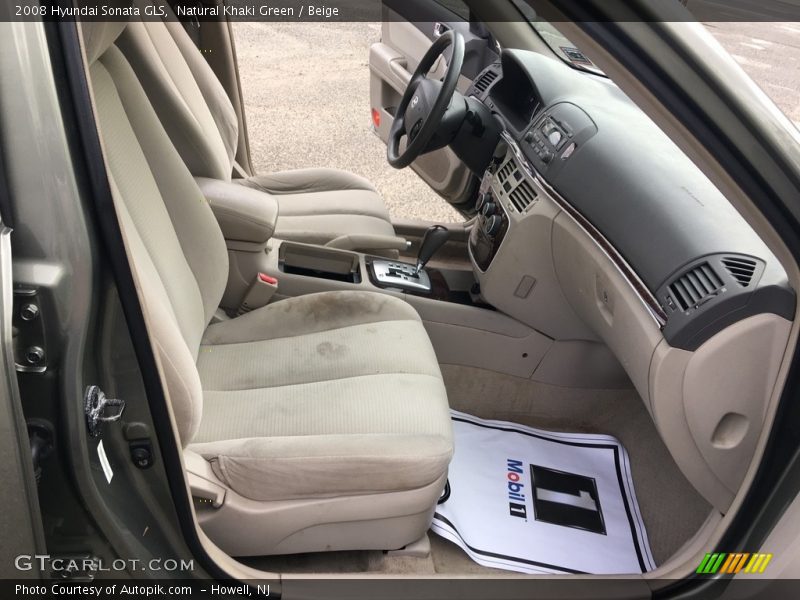 Natural Khaki Green / Beige 2008 Hyundai Sonata GLS