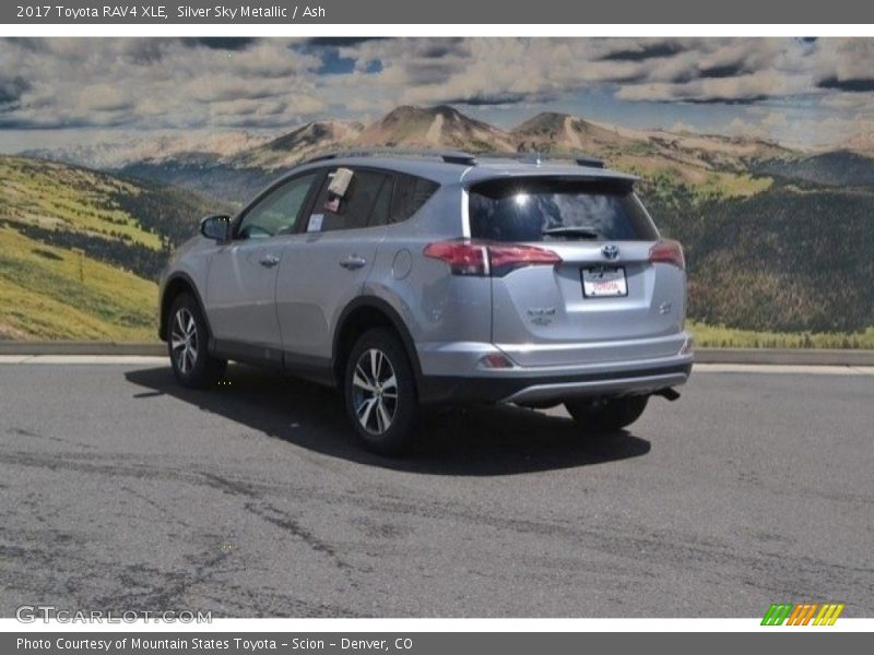 Silver Sky Metallic / Ash 2017 Toyota RAV4 XLE