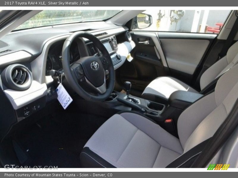 Silver Sky Metallic / Ash 2017 Toyota RAV4 XLE