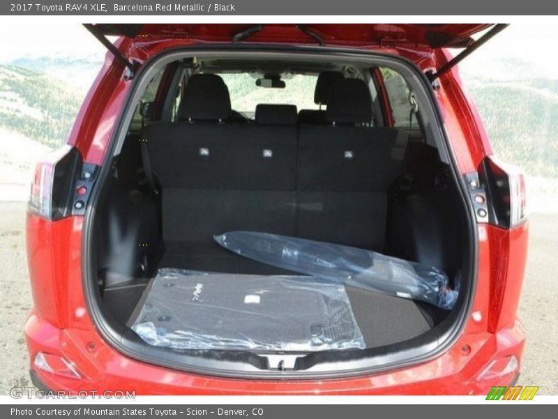 Barcelona Red Metallic / Black 2017 Toyota RAV4 XLE