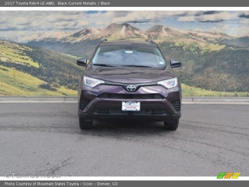 Black Current Metallic / Black 2017 Toyota RAV4 LE AWD