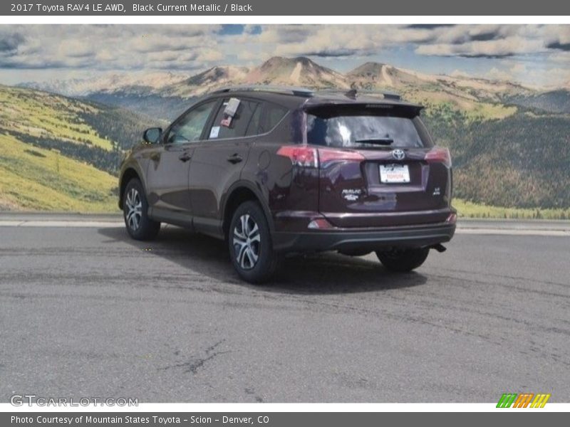 Black Current Metallic / Black 2017 Toyota RAV4 LE AWD