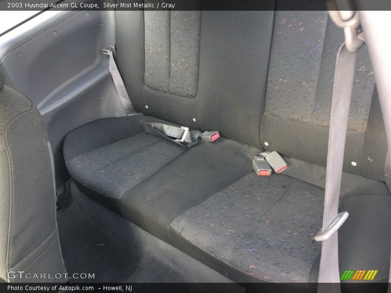 Silver Mist Metallic / Gray 2003 Hyundai Accent GL Coupe