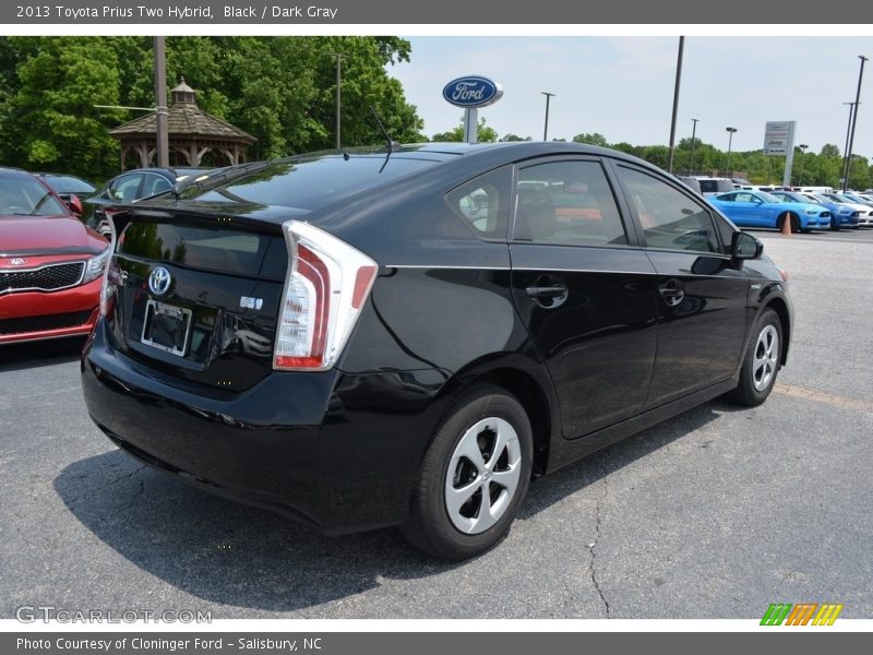 Black / Dark Gray 2013 Toyota Prius Two Hybrid