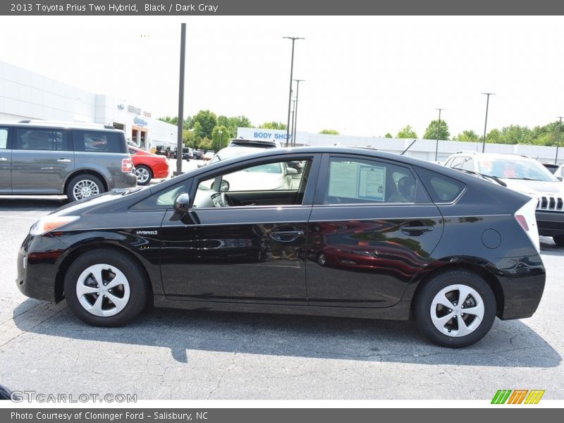 Black / Dark Gray 2013 Toyota Prius Two Hybrid