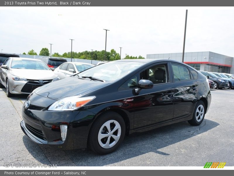 Black / Dark Gray 2013 Toyota Prius Two Hybrid