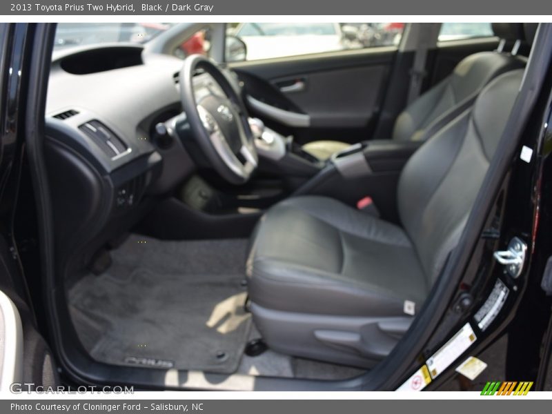 Black / Dark Gray 2013 Toyota Prius Two Hybrid