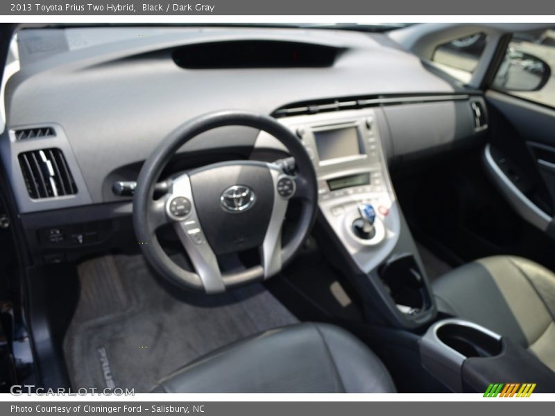 Black / Dark Gray 2013 Toyota Prius Two Hybrid