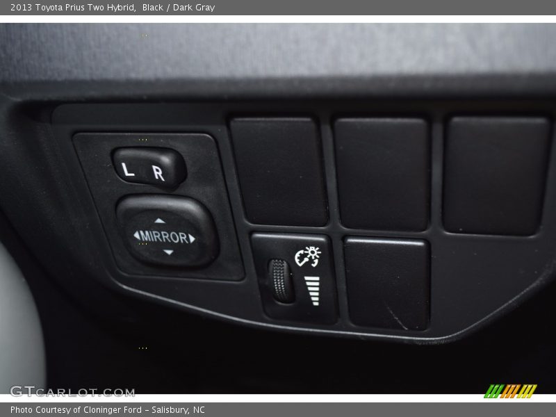 Black / Dark Gray 2013 Toyota Prius Two Hybrid