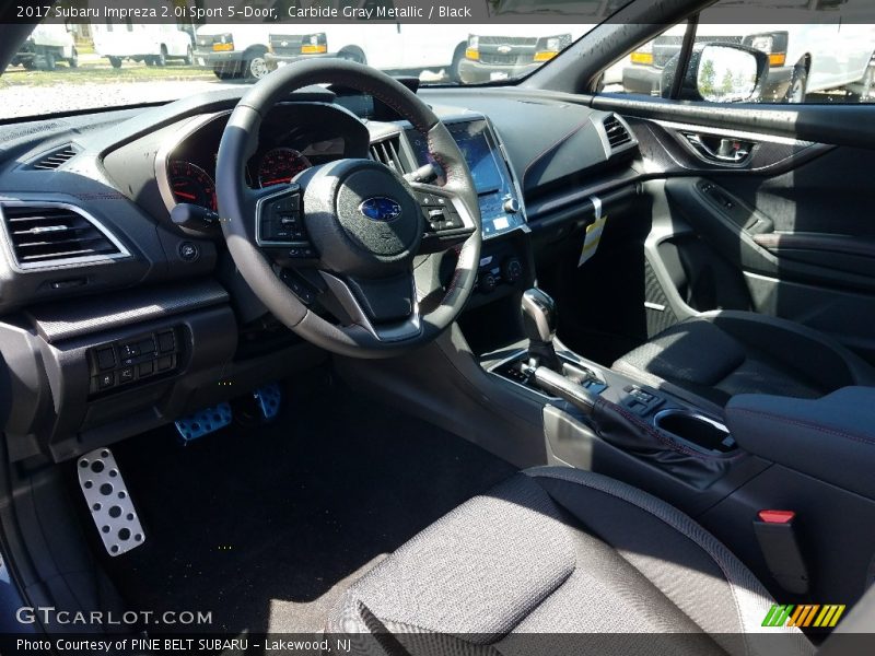 Carbide Gray Metallic / Black 2017 Subaru Impreza 2.0i Sport 5-Door