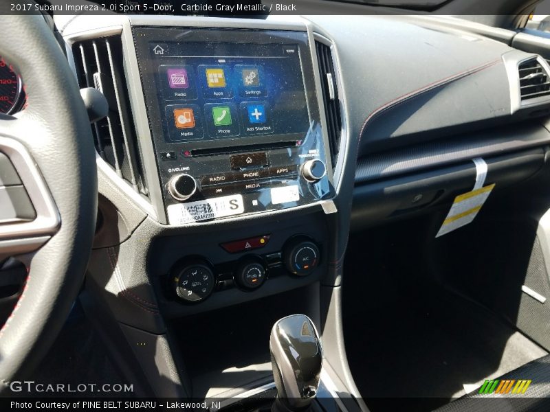 Carbide Gray Metallic / Black 2017 Subaru Impreza 2.0i Sport 5-Door