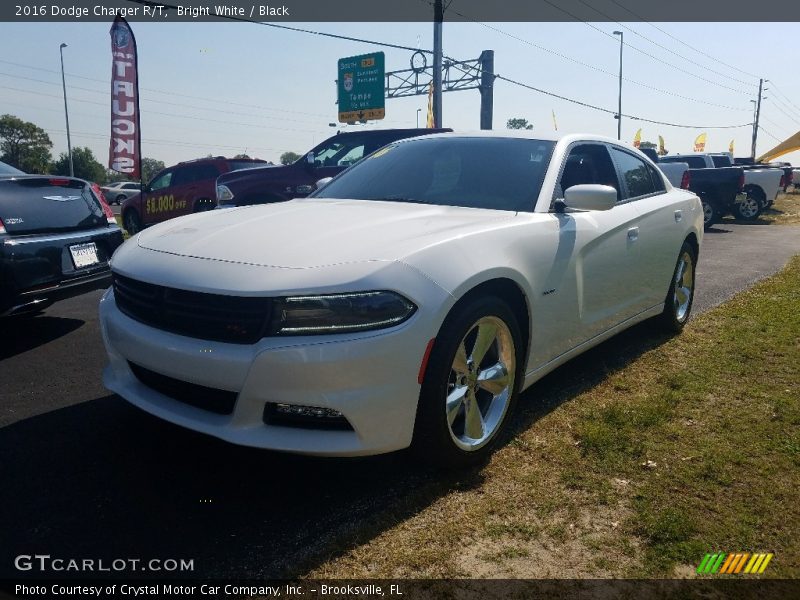 Bright White / Black 2016 Dodge Charger R/T