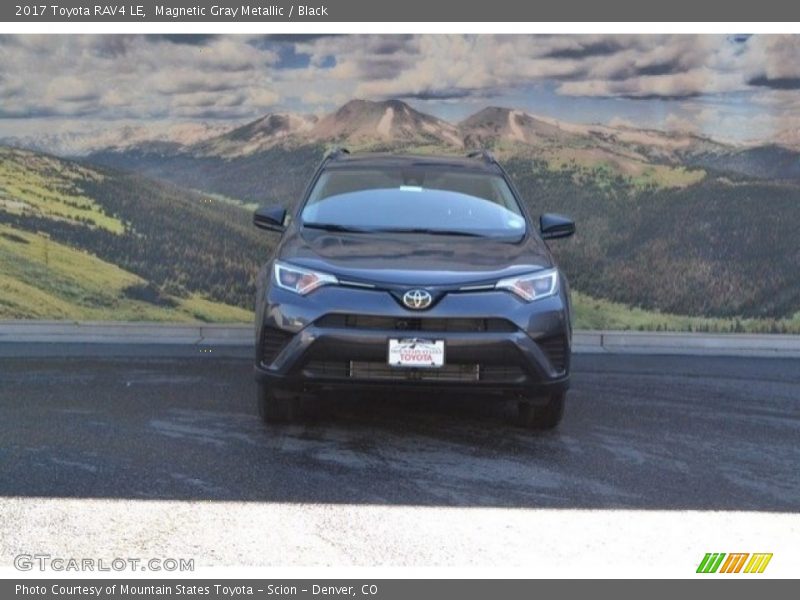 Magnetic Gray Metallic / Black 2017 Toyota RAV4 LE