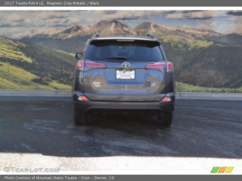 Magnetic Gray Metallic / Black 2017 Toyota RAV4 LE