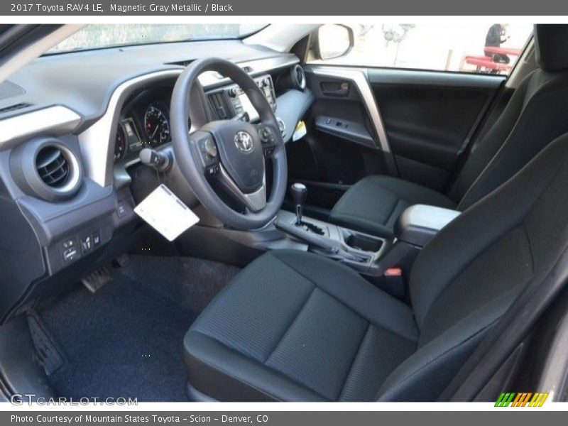 Magnetic Gray Metallic / Black 2017 Toyota RAV4 LE