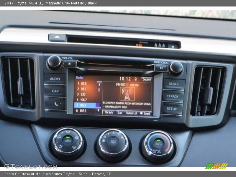 Magnetic Gray Metallic / Black 2017 Toyota RAV4 LE
