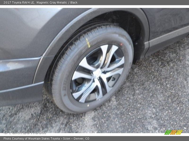 Magnetic Gray Metallic / Black 2017 Toyota RAV4 LE