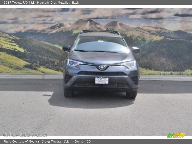 Magnetic Gray Metallic / Black 2017 Toyota RAV4 LE