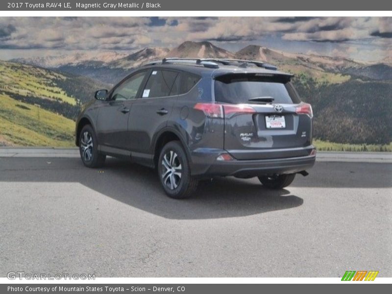 Magnetic Gray Metallic / Black 2017 Toyota RAV4 LE