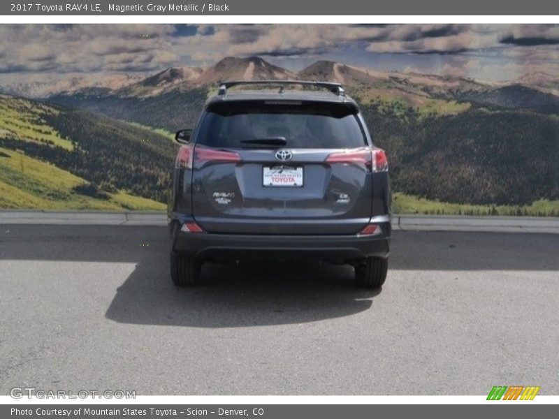 Magnetic Gray Metallic / Black 2017 Toyota RAV4 LE
