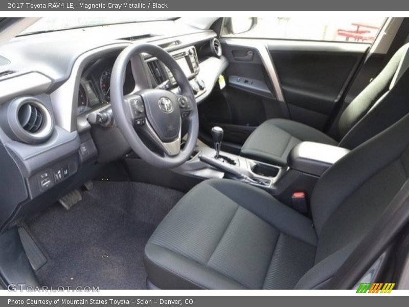 Magnetic Gray Metallic / Black 2017 Toyota RAV4 LE