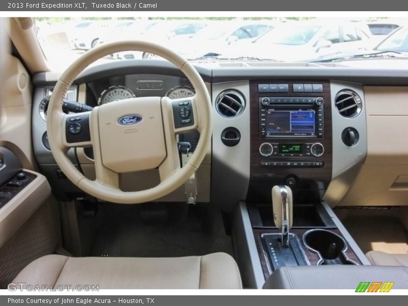 Tuxedo Black / Camel 2013 Ford Expedition XLT