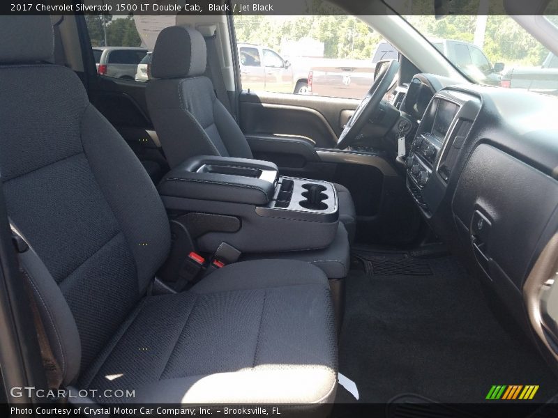Black / Jet Black 2017 Chevrolet Silverado 1500 LT Double Cab