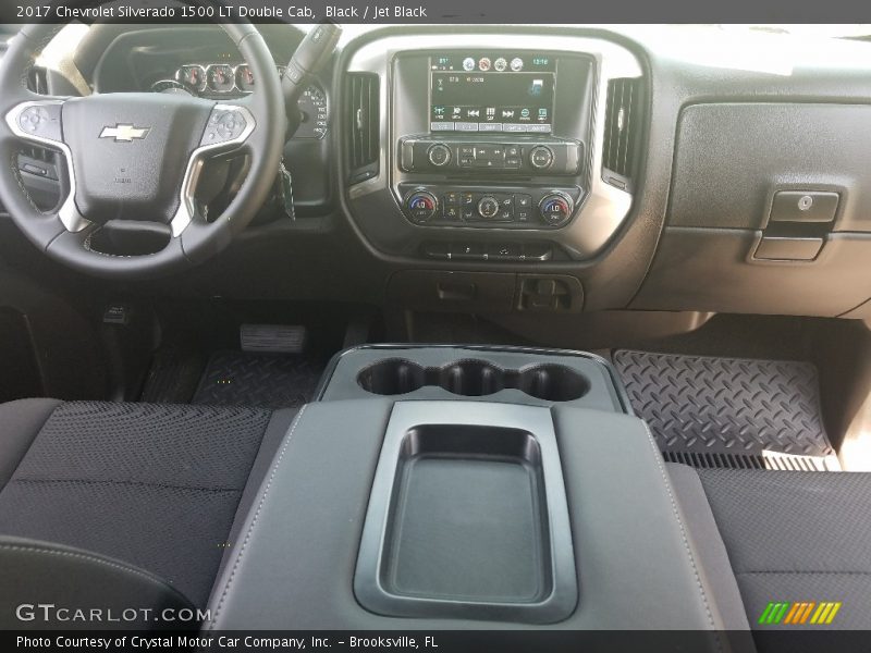 Black / Jet Black 2017 Chevrolet Silverado 1500 LT Double Cab