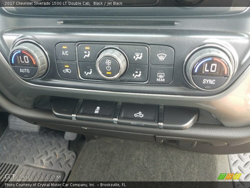 Black / Jet Black 2017 Chevrolet Silverado 1500 LT Double Cab