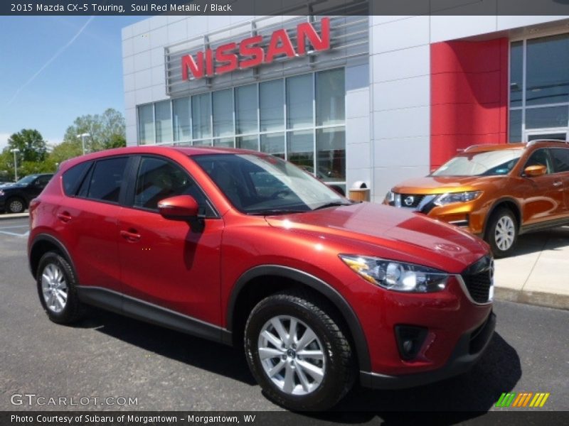 Soul Red Metallic / Black 2015 Mazda CX-5 Touring