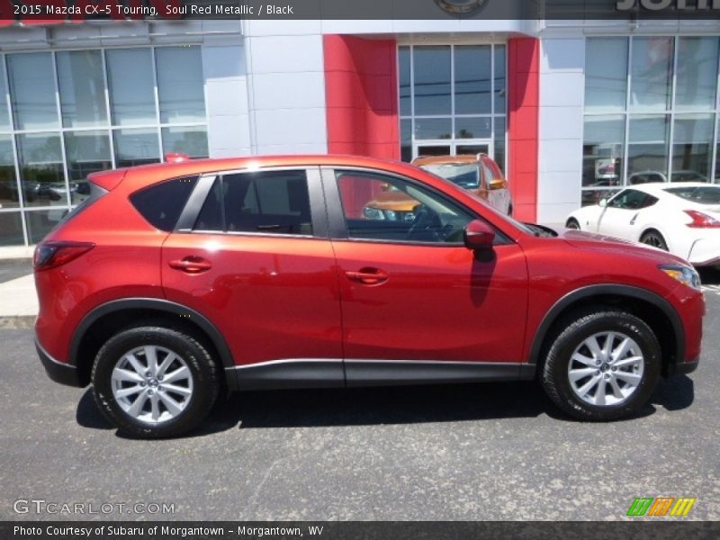 Soul Red Metallic / Black 2015 Mazda CX-5 Touring